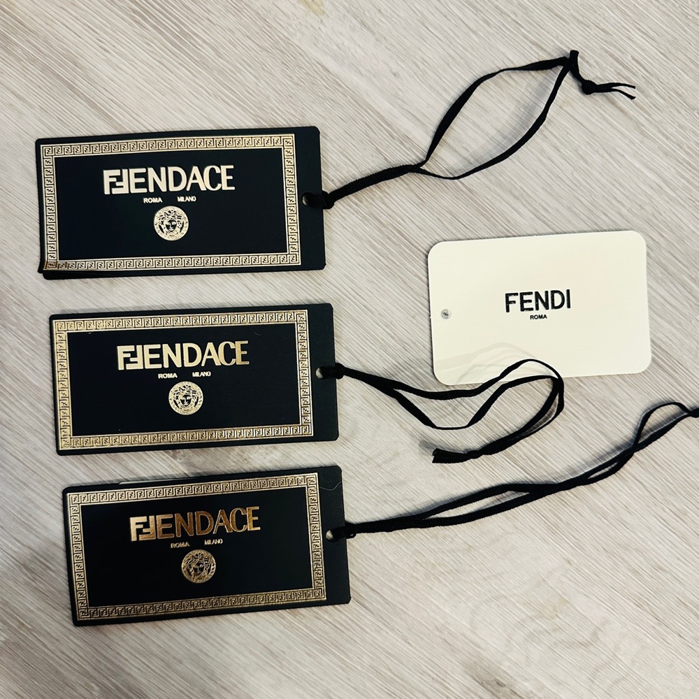 Designer Authentic Fendaci (Fendi x Versace) price and authenticity tags